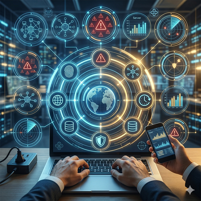 SOC-NOC-Operación Continua Monitoreo-gestión y soporte 24-7-